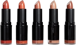 Парфумерія, косметика Набір з 5 помад для губ - Revolution Pro Lipstick Collection Burnt Nudes