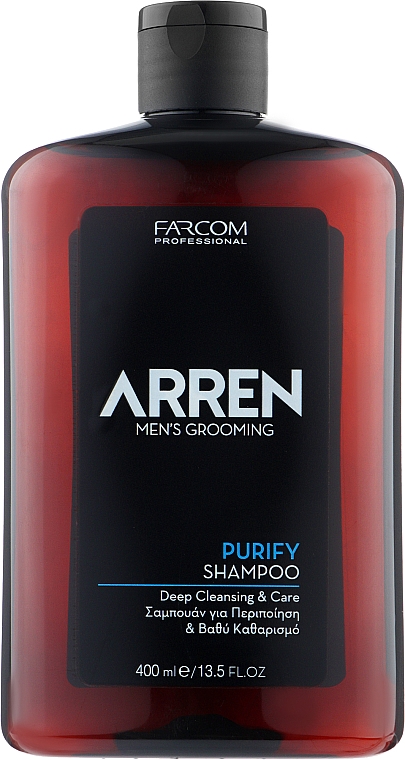 Шампунь для мужчин - Arren Men's Grooming Purify Shampoo — фото N1