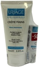 Духи, Парфюмерия, косметика Набор "Защита для рук и губ" - Uriage Hypoallergenique (cream/75ml + stick/4g)