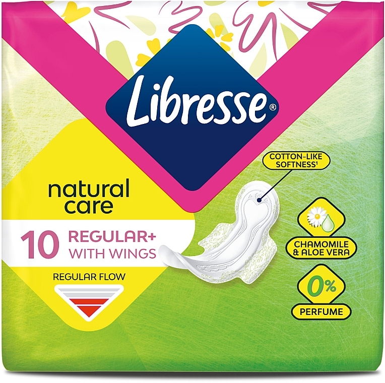 Гигиенические прокладки, 10 шт - Libresse Natural Care Ultra Normal — фото N2