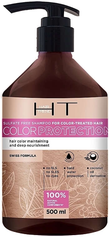 Бессульфатный шампунь для окрашенных волос - Hair Trend Color Protection