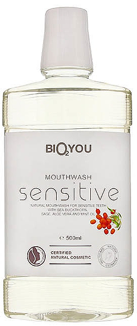 Ополіскувач для чутливих зубів - Bio2You Mouth Wash For Sensitive Teeth — фото N1