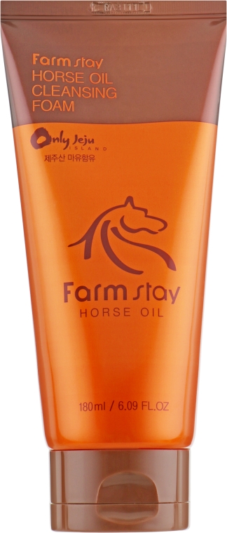 Очищувальна пінка з кінським жиром - FarmStay Jeju Horse Oil Cleansing Foam — фото N2