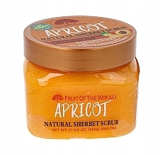 Натуральний скраб-шербет "Абрикос" - Wokali Natural Sherbet Scrub Apricot — фото N1
