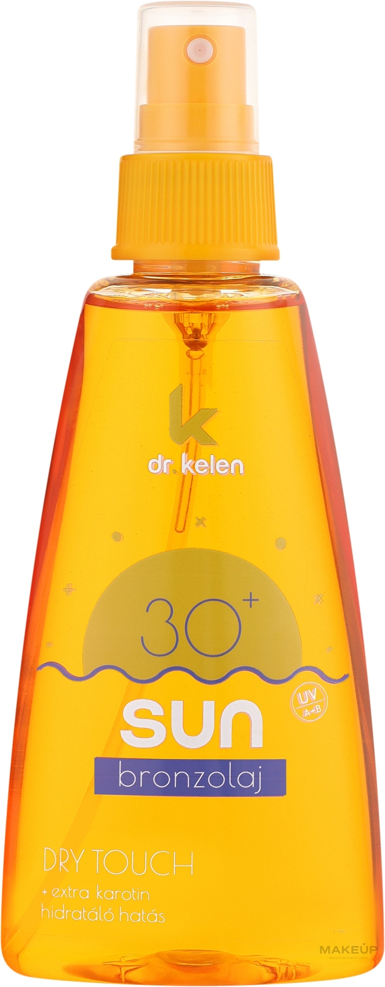 Бронзова сонцезахисна олія з SPF30 - Dr.Kelen Sun F30 Bronze Dry Touch — фото 150ml