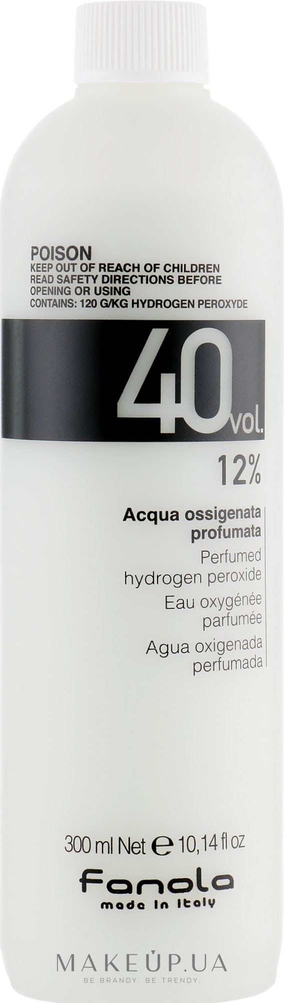 Окислювач 40 vol 12% - Fanola Perfumed Hydrogen Peroxide Hair Oxidant — фото 300ml