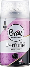 Парфумерія, косметика Змінний балон до освіжувача повітря "Purple Lips" - Brait