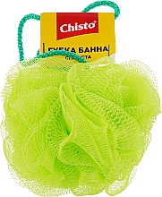 Губка банная сетчатая "Классик", салатовая - Chisto — фото N1