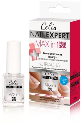 Средство для лечения ногтей - Celia Nail Expert Max 8 in 1 — фото N1