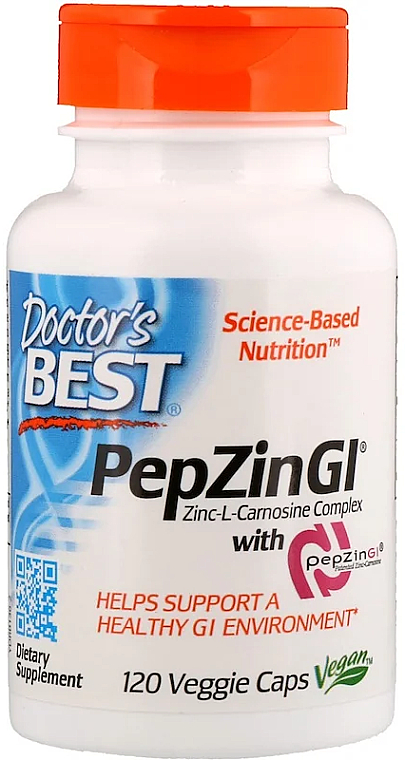 Комплекс PepZin GI цинк-L-карнозину, капсули - Doctor's Best — фото N1