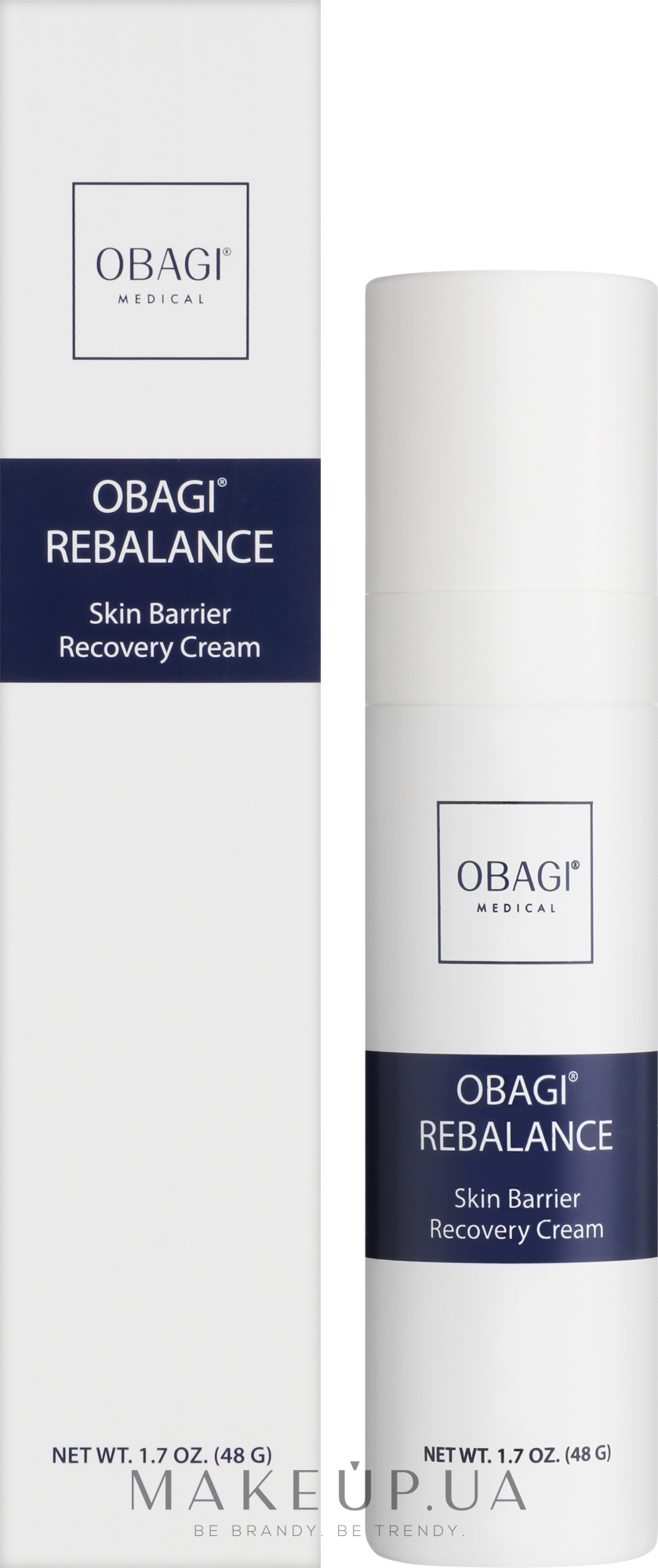 Многофункциональный легкий увлажняющий крем - Obagi Medical Obagi Rebalance Skin Barrier Recovery Cream — фото 48g