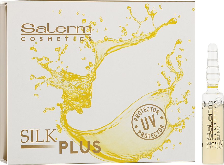 Средство для защиты волос и кожи - Salerm Silk Plus — фото N1
