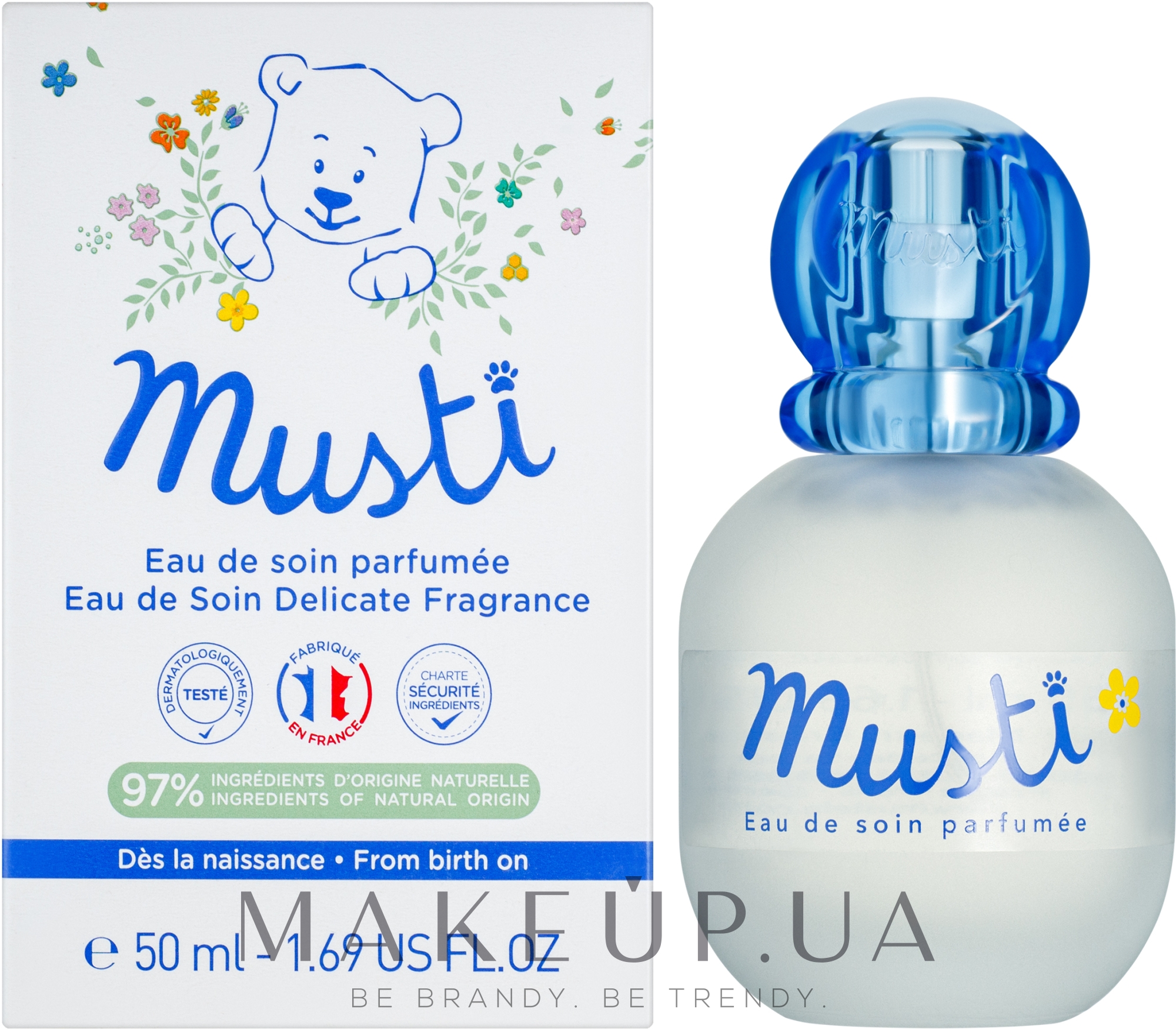 Mustela Musti Eau de Soin Spray - Туалетная вода для детей — фото 50ml