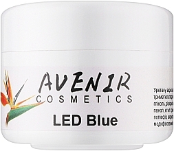 Гель для наращивания ногтей - Avenir Cosmetics LED Blue — фото N2