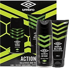 Набор - Umbro Action Set (deo/150ml + sh/gel/150ml) — фото N1