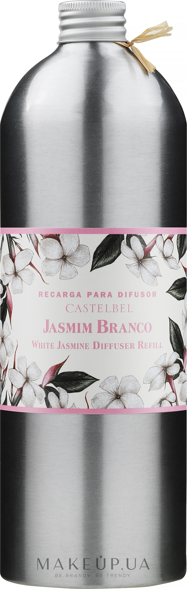 Запасной блок для аромадиффузора "Белый жасмин" - Castelbel White Jasmine Diffuser Refill — фото 900ml