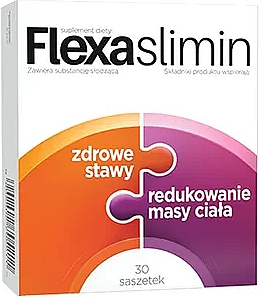 Пищевая добавка для суставов и похудения - Aflofarm Flexaslimin Suplement Diety — фото N1