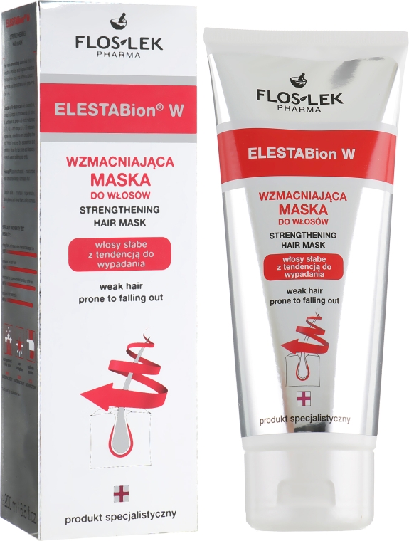 Зміцнювальна маска для волосся - Floslek ELESTABion W Strengthening Hair Mask — фото N1