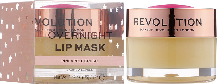 Бальзам-маска для губ "Ананасовый сок" - Makeup Revolution Kiss Lip Balm Pineapple Crush — фото N2