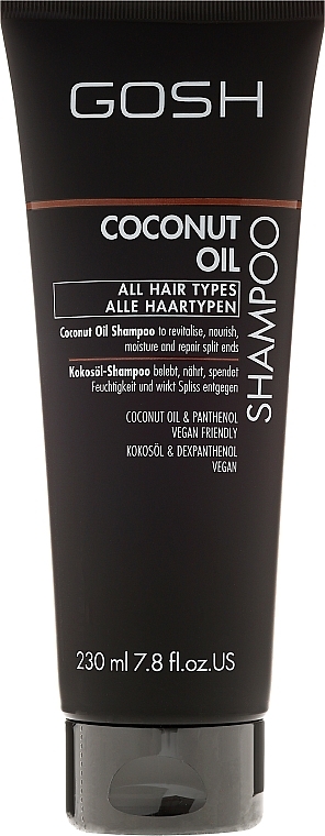 Шампунь для волосся  - Gosh Coconut Oil Shampoo
