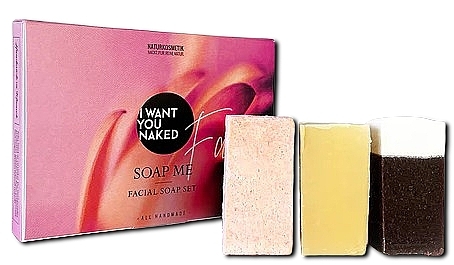 Набор "Soap Me" - I Want You Naked Facial Soap Set (soap/3*30g) — фото N2