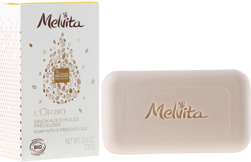 Мыло для лица и тела - Melvita L'Or Bio Soap — фото N1
