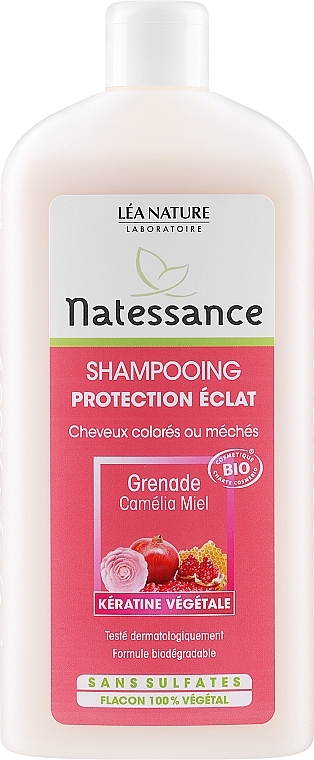 Органічний шампунь для фарбованого волосся - Natessance Shampoo — фото N1