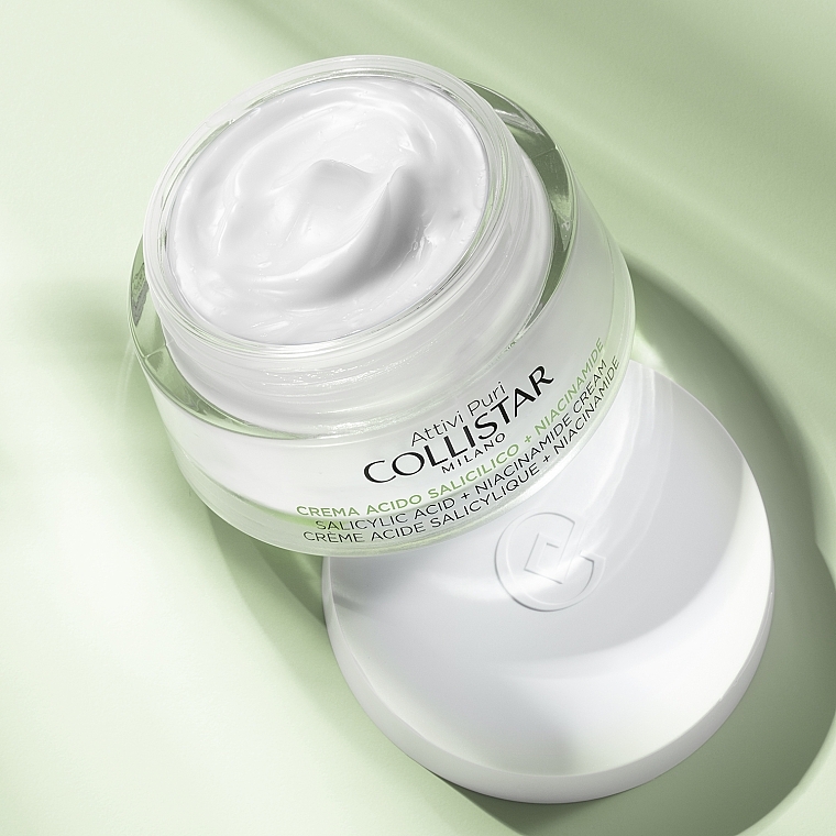 Крем для лица с салициловой кислотой и ниацинамидом - Collistar Attivi Puri Salicylic Acid + Niacinamide Cream — фото N2