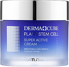 Парфумерія, косметика Антивіковий крем зі стволовими клітинами - FarmStay Derma Cube Plant Stem Cell Super Active Cream