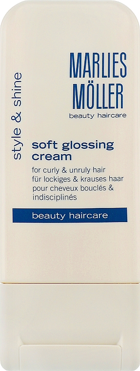 Крем-блеск для выпрямления волос - Marlies Moller Soft Glossing Cream — фото N1