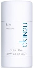 Духи, Парфюмерия, косметика Calvin Klein CK IN2U Him - Дезодорант-стик