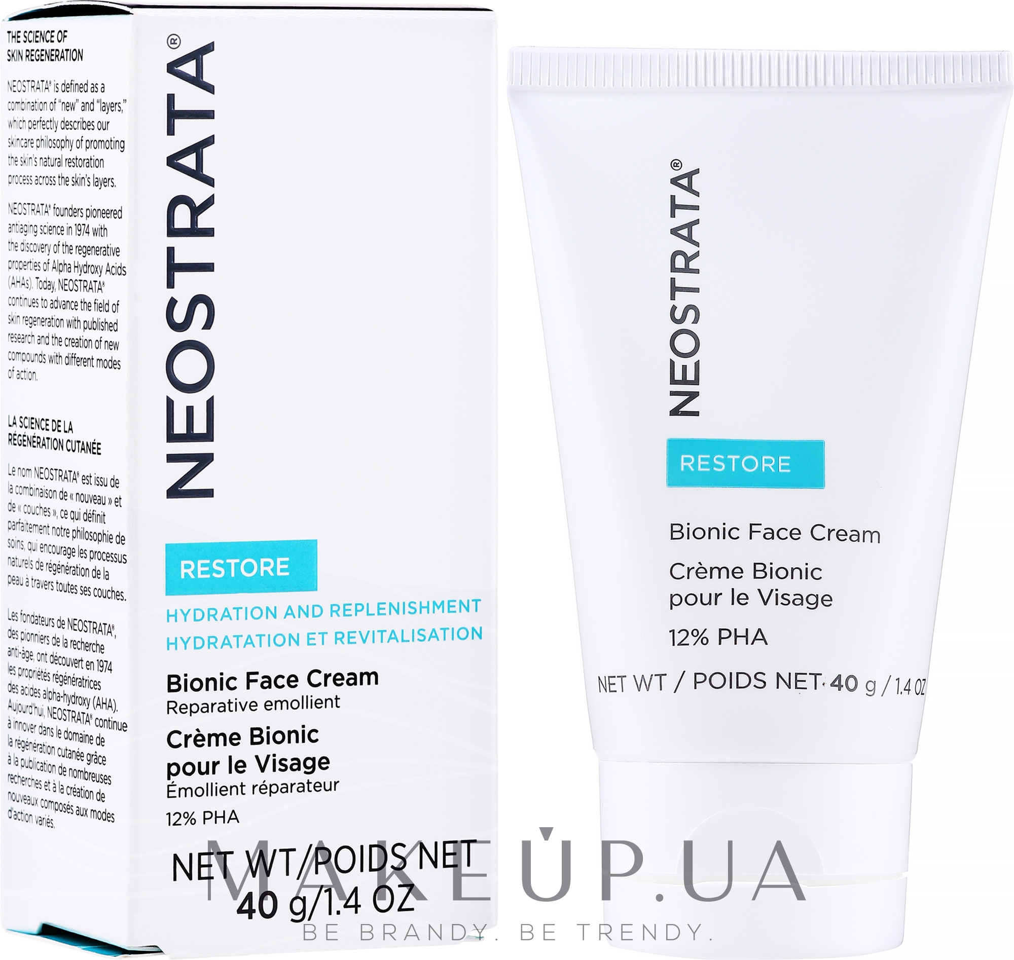 Крем для обличчя - NeoStrata Restore Bionic Face Cream 12% PHA — фото 40g