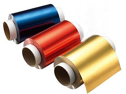 Фольга алюминиевая для парикмахеров, разноцветная - Goldwell Aluminium Folie — фото N1