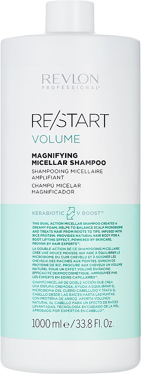 Шампунь для объёма волос - Revlon Professional Restart Volume Magnifying Micellar Shampoo — фото N2
