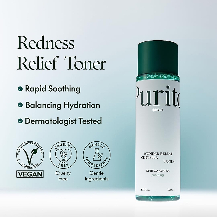 УЦЕНКА Успокаивающий тонер с центеллой - Purito Seoul Wonder Releaf Centella Toner * — фото N5