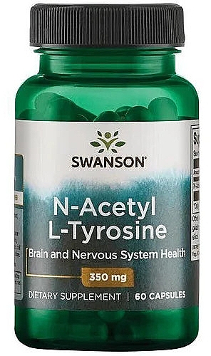 Дієтична добавка "Н-ацетил Л-тірозин" - Swanson N-Acetyl L-Tyrosine 350 mg — фото N1