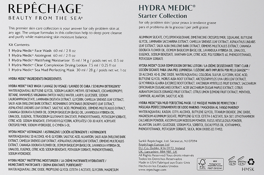 Набір, 5 продуктів - Repechage Hydra Medic Starter Collection — фото N3