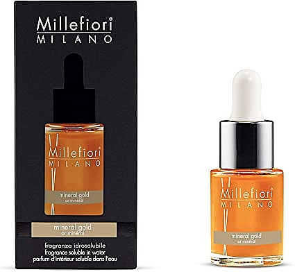 Концентрат для аромалампи - Millefiori Milano Mineral Gold Fragrance Oil — фото N2
