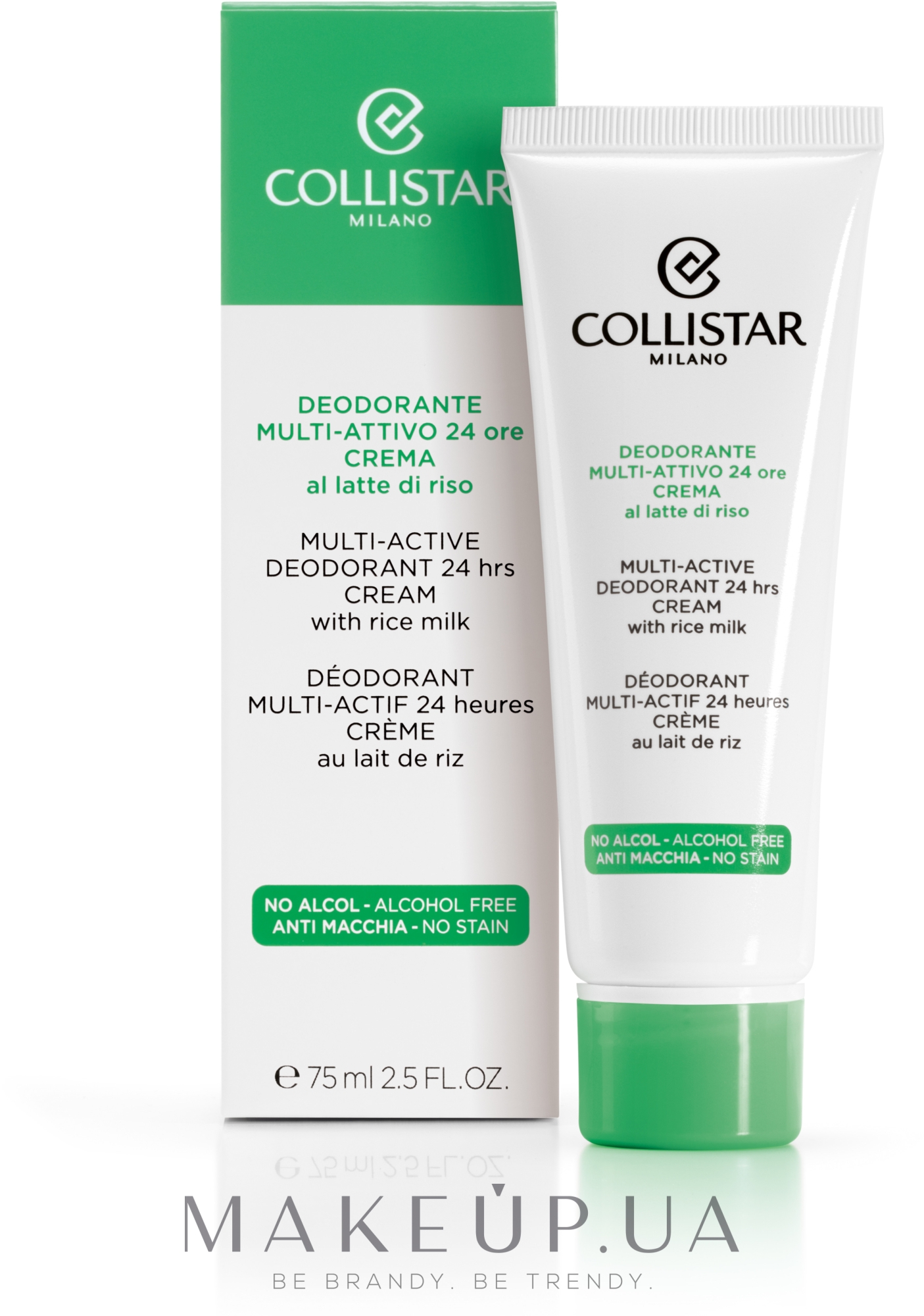 Мультиактивний крем-дезодорант - Collistar Multi-Active Deodorant 24 Hours Cream — фото 75ml