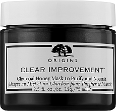 Питательная маска для лица - Origins Clear Improvement Charcoal Honey Mask to Purify and Nourish — фото N3