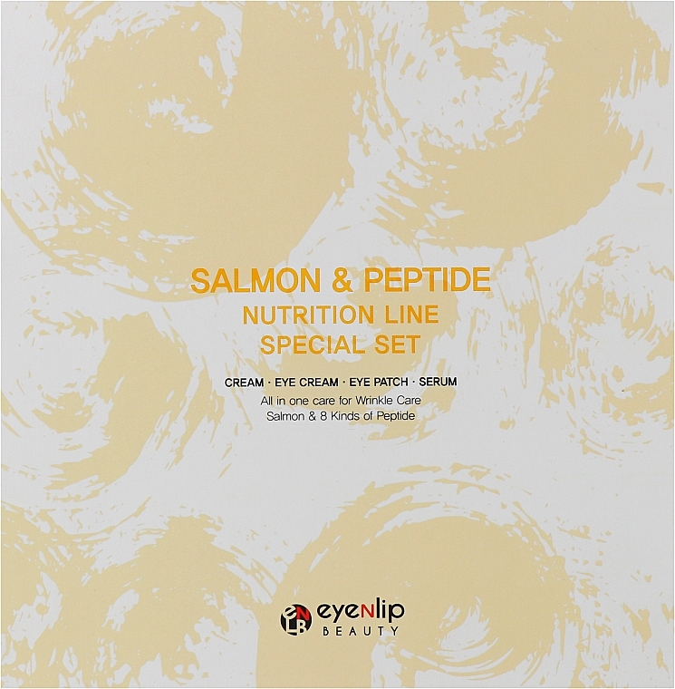 Набор - Eyenlip Salmon & Peptide Nutrition Line Special Set (cr/50ml + eye/cr/30ml + ser/50ml + patch/90g) — фото N1