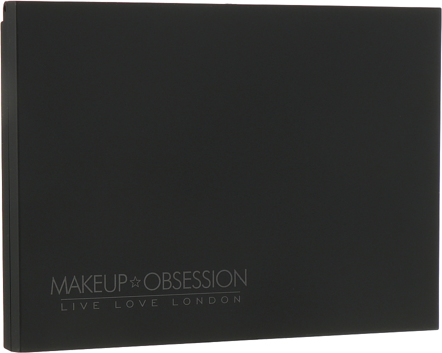УЦІНКА Палітра-рефіл матова, чорна - Makeup Obsession Palette Medium Luxe Matte Black * — фото N1