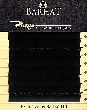 Накладні вії B 0,10 мм (11 мм), 8 ліній - Barhat Lashes — фото N1