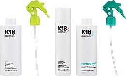 Набор - K18 Hair Prep + Repair Service Essentials Set (complex/hair/300ml + mist/hair/300ml + mask/hair/150ml) — фото N2