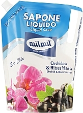Парфумерія, косметика Рідке мило для рук - Mil Mil Liquid Soap Orchidea + Black Currant (запасний блок)