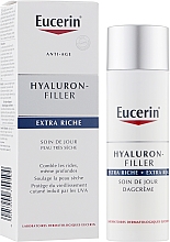 Денний крем для обличчя - Eucerin Hyaluron-Filler Extra Riche Day Cream — фото N2