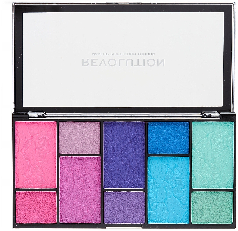 Палитра теней для век - Makeup Revolution Reloaded Dimension Eyeshadow Palette Vivid Passion — фото N3