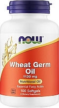 Капсули "Олія зародків пшениці" 1130 мг - Now Foods Wheat Germ Oil 1130mg Softgel — фото N1