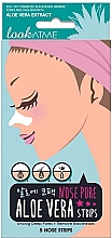 Парфумерія, косметика Очищувальні смужки для носа «Алое вера» - Look At Me Nose Pore Aloe Vera Strips