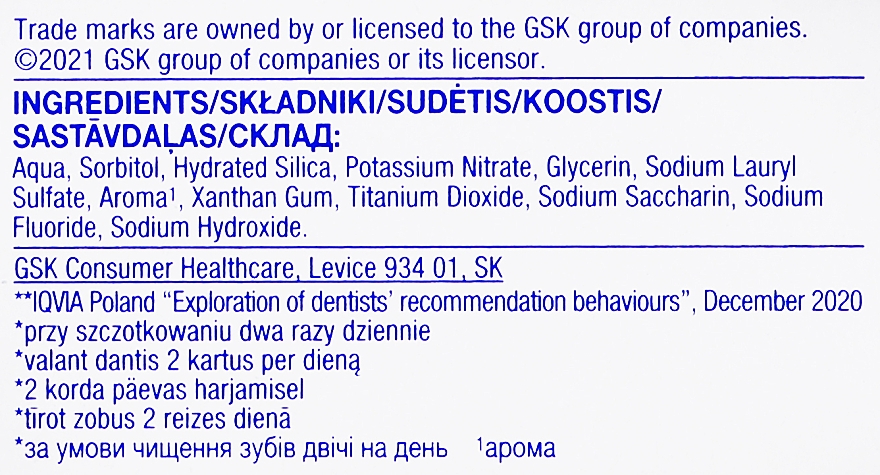 Зубна паста "Захист від карієсу" - Sensodyne Anti-Caries Care — фото N8